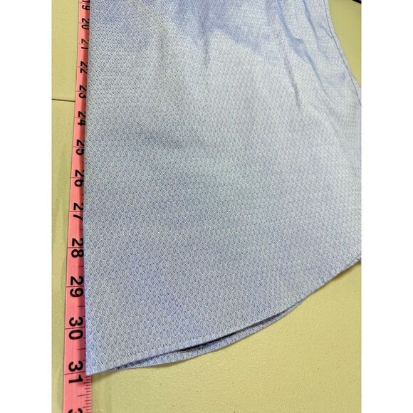 7 Diamonds Shirt Mens L Lilac Purple Stretch Button Up Floral Contrast Flip Cuff - Picture 12 of 13